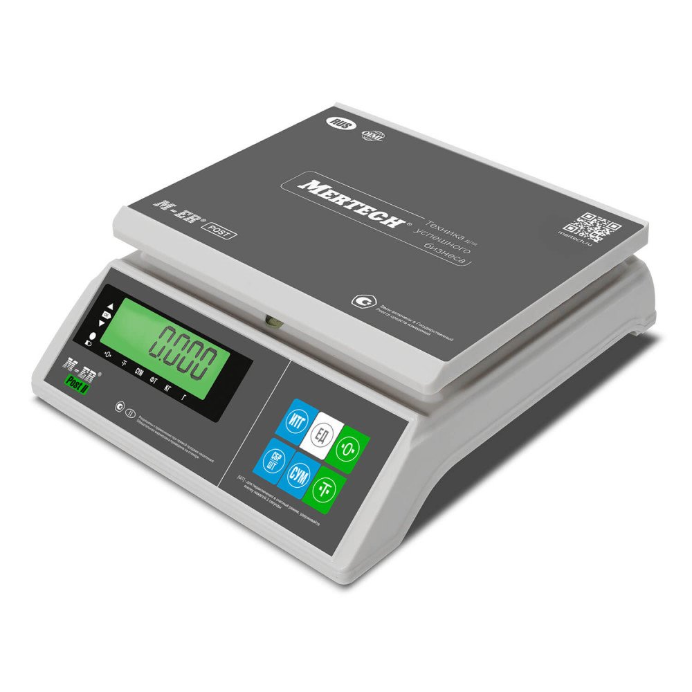 Порционные весы M-ER 326 AFU-6.01 "Post II" LCD — фото 1
