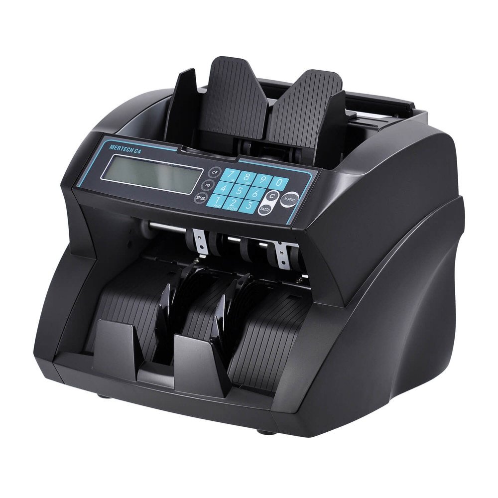 Ko'p valyutali banknot hisoblagichi MERTECH C-4 Black — 2-surat
