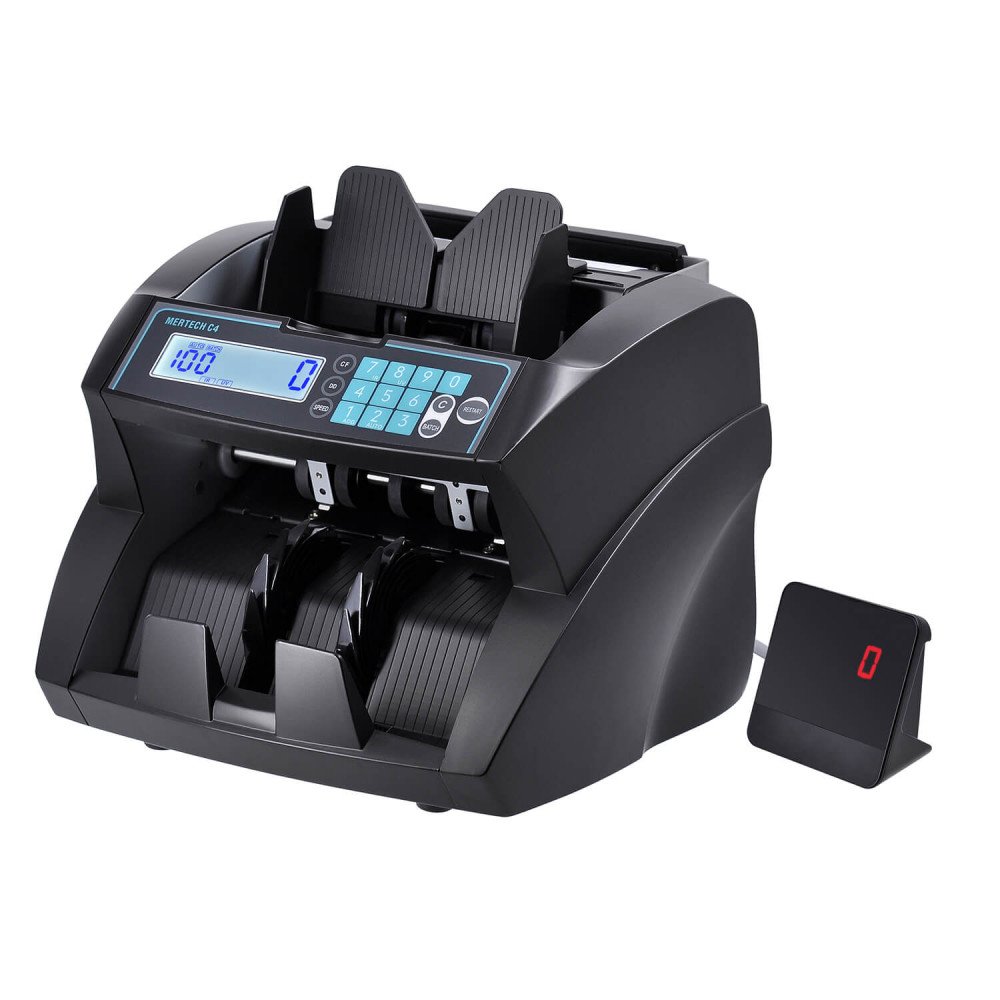 Ko'p valyutali banknot hisoblagichi MERTECH C-4 Black