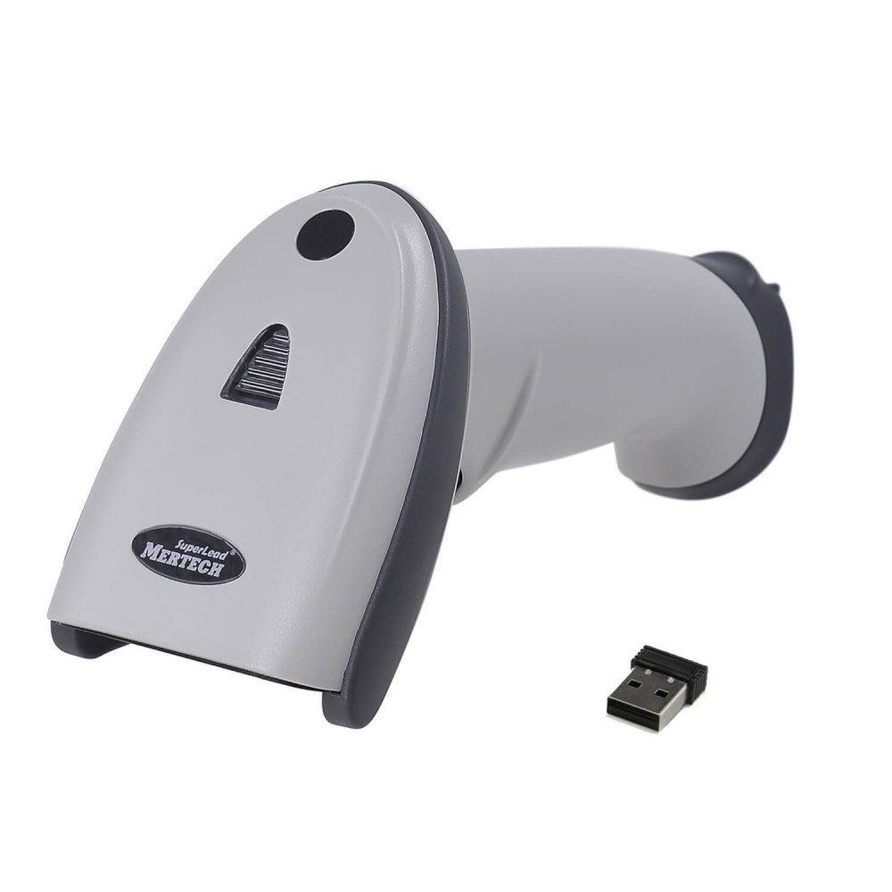Беспроводной сканер штрих-кода MERTECH CL-2220 BLE SPP Dongle P2D USB white — фото 1