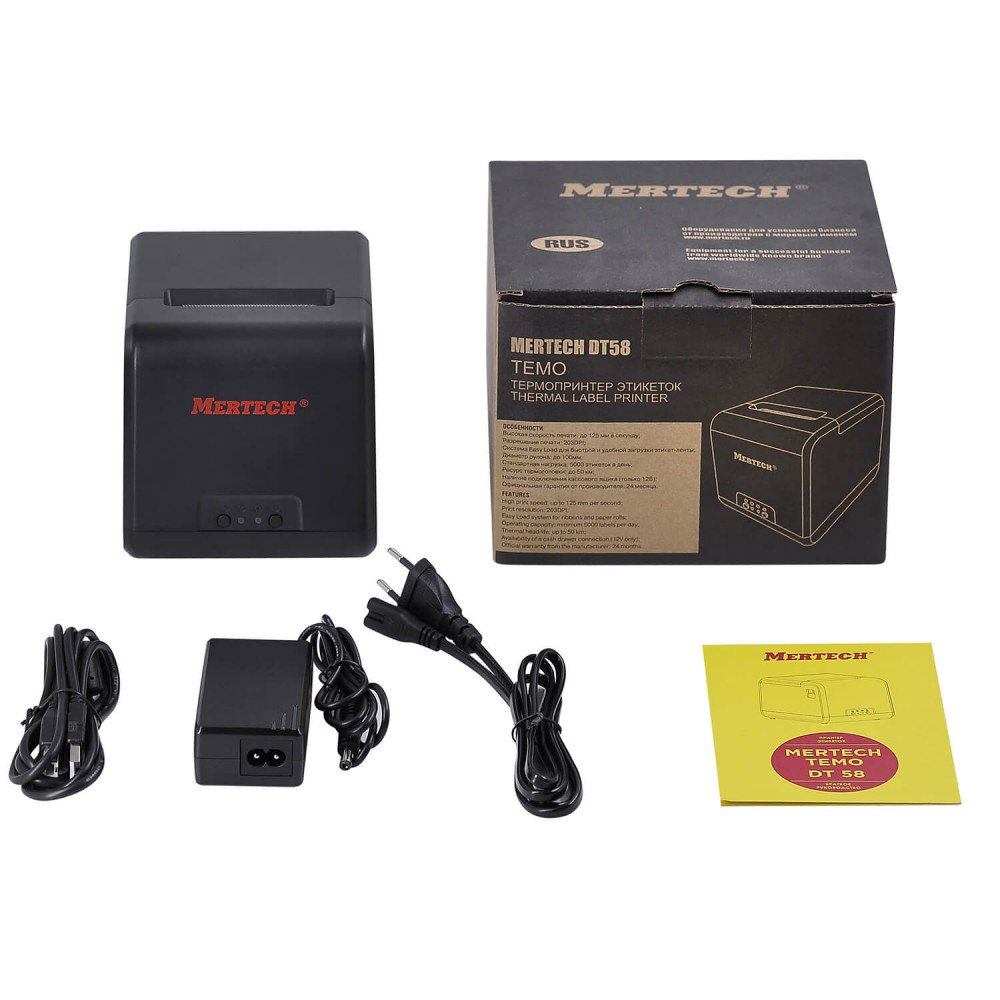 Yorliq printeri MERTECH DT58 TEMO (USB) — 8-surat