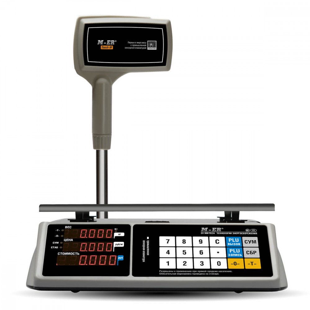 Savdo stoli tarozilari M-ER 328 ACPX-6.1 "TOUCH-M" LED — 2-surat