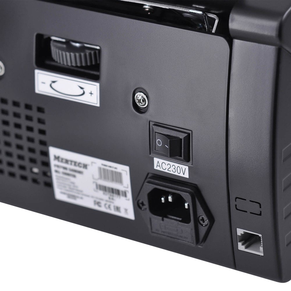 Мультивалютный счетчик банкнот MERTECH C-3000 Black — фото 8
