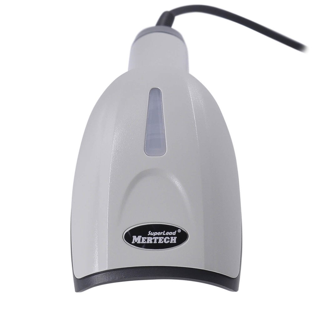 Проводной сканер штрих-кода MERTECH 2310 P2D HR SUPERLEAD USB White — фото 2