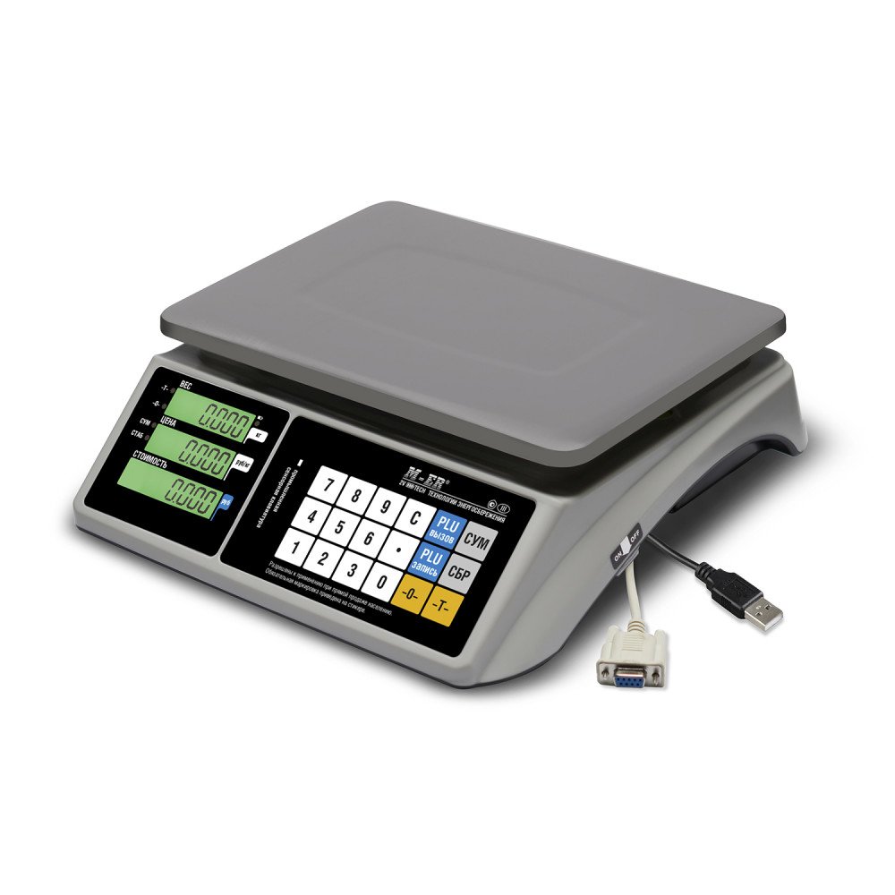 Tijoriy stol tarozilari M-ER 328 AC-6.1 "TOUCH-M" LCD RS232 va USB