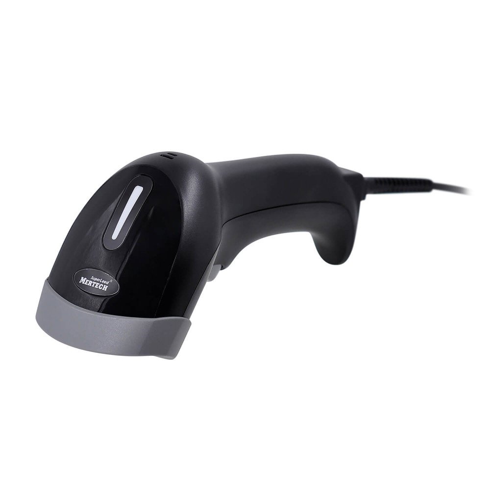 Simli shtrix-kod skaneri MERTECH 1300 P2D SUPERLEAD qora 2 m cable