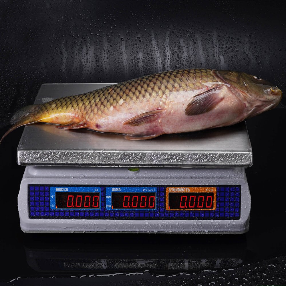 Торговые настольные весы M-ER 329 AC-15.2 IP67 "Fisher" LED — фото 10