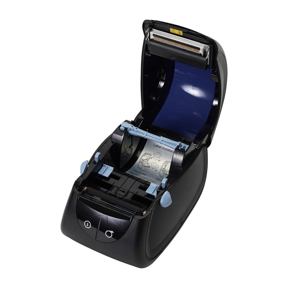 Термопринтер самоклеящихся этикеток MERTECH LP58 EVA RS232-USB Black — фото 7