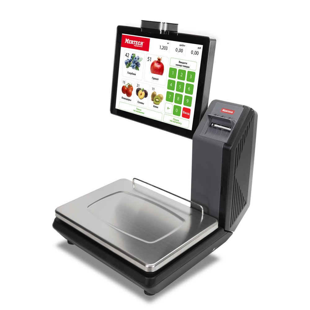 Yorliqli tarozilar M-ER 725 PM-32.5 (VISION-AI 15", USB, Ethernet, Wi-Fi)