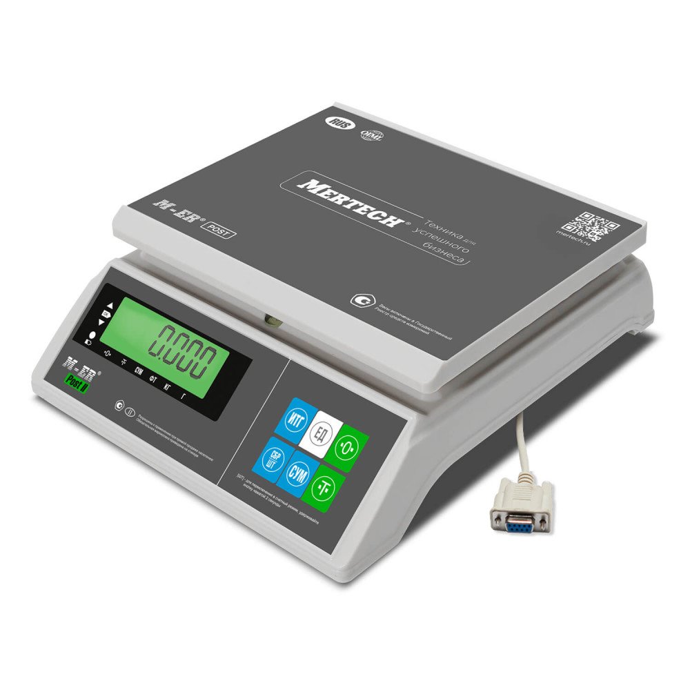 Porsiya tarozilari M-ER 326 FU-15.1 LCD RS-232 batareyasiz
