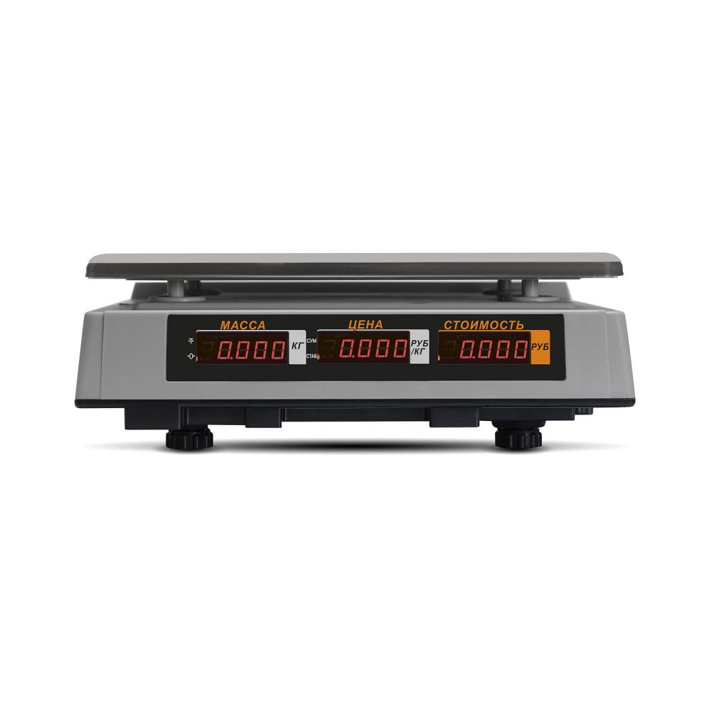 Savdo stoli tarozilari M-ER 327 AC-15.2 "Ceed" LED Oq — 5-surat
