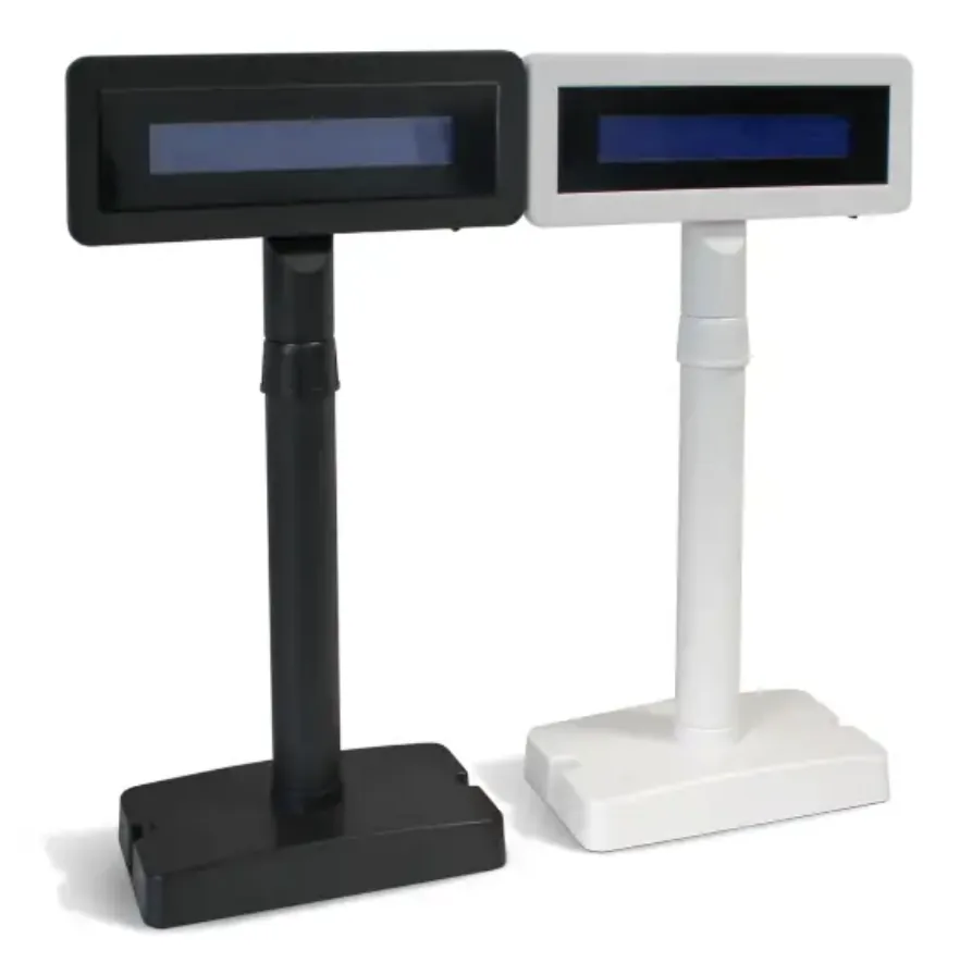 Mijoz ekrani CSI, 2*20 LCM, USB, 3m, qora