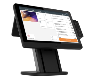 Entry POS sensorli monoblok, 15,6" FHD, J6412, RAM 8GB, SSD 128GB, MSR, qora, noOS