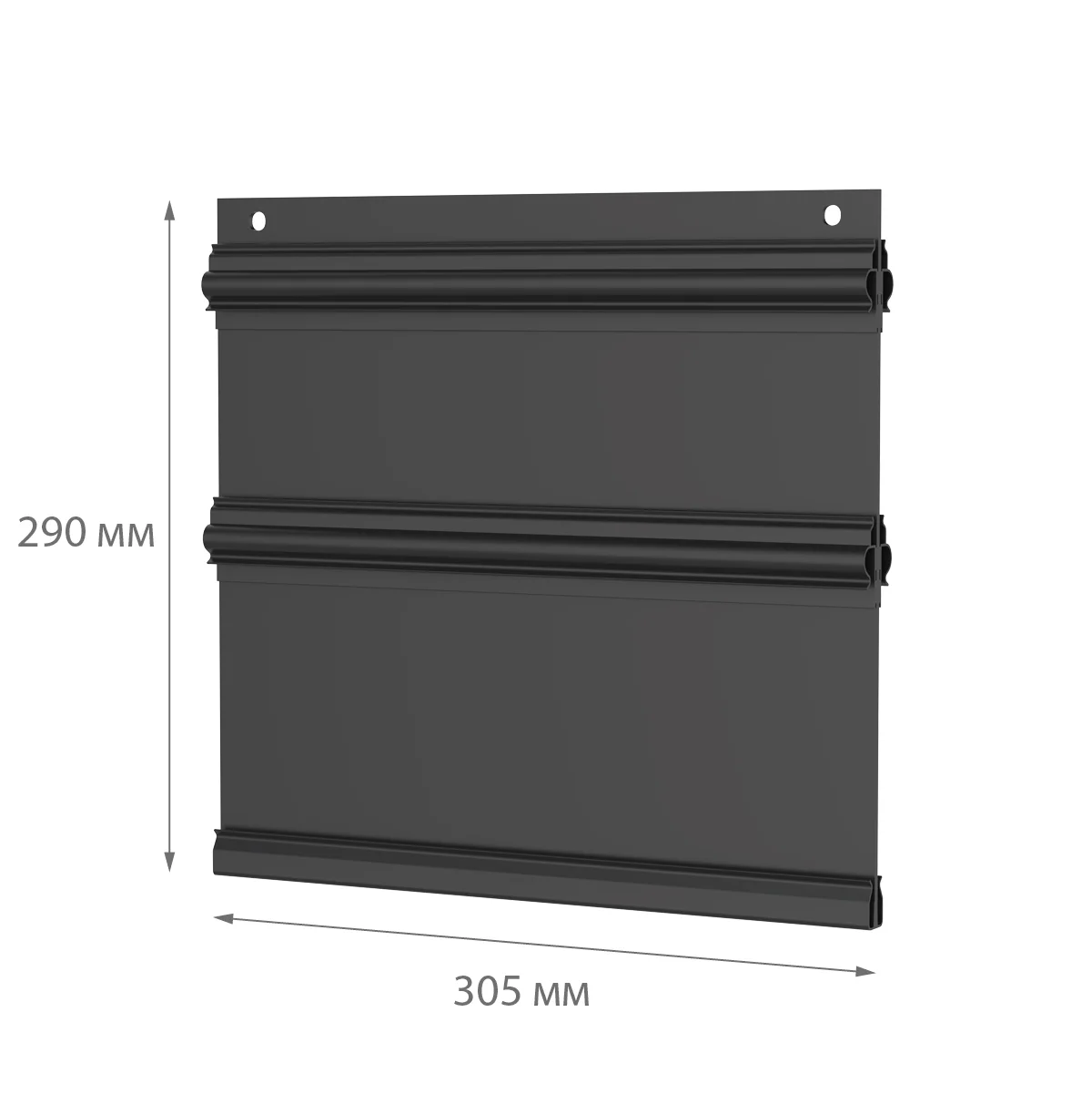 PRICEDISPLAY ikki tomonlama, 305x280 mm, qora — 3-surat