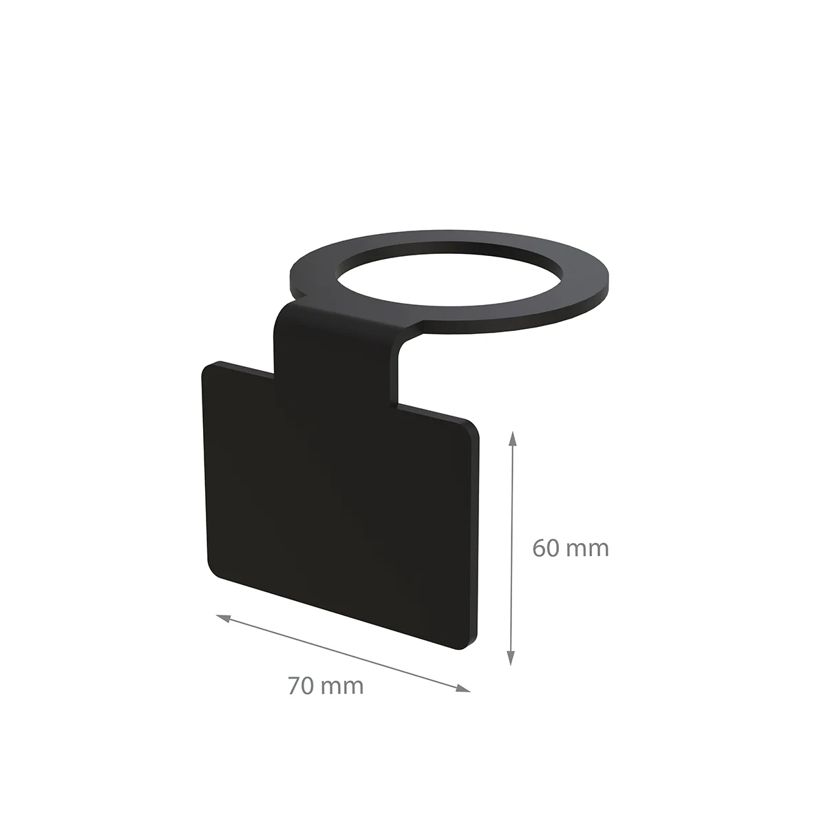 Butilka bo‘yniga osiladigan axborot taxtachasi, 60 × 70 mm (qadoqda 5 dona) — 5-surat