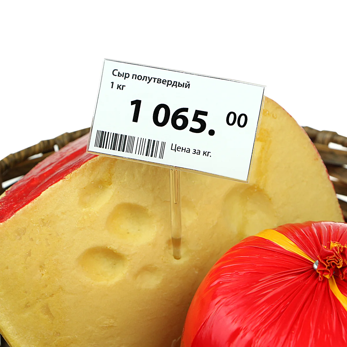 Ценникодержатель на иголке STICK-CLIP с DELI-PRICER 70х40 мм — фото 2