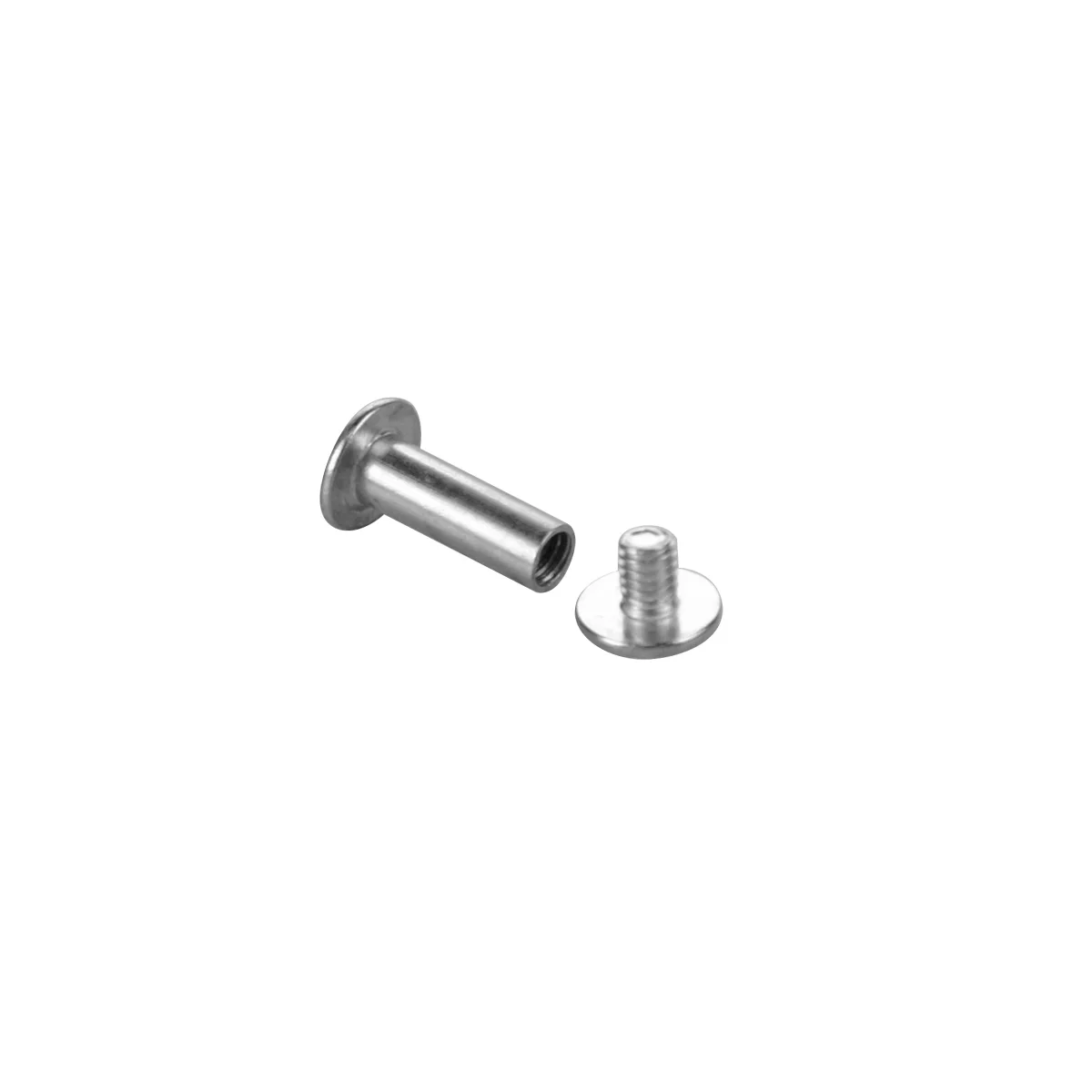 BINDING SCREW-15 metall muqovalash vinti, kumushrang — 2-surat