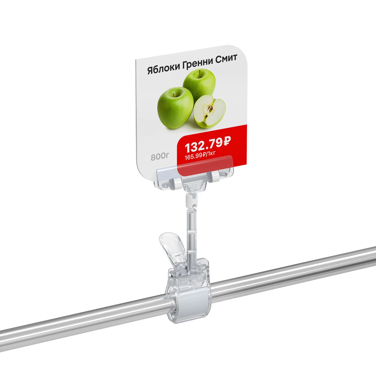 CLAMP-360 ushlagichi, shaffof — 2-surat