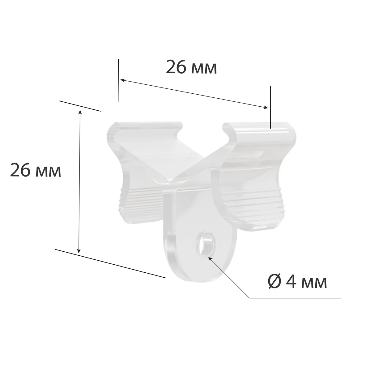 Shift uchun qisqich CEILING CLAMP (qadoqda 100 dona) — 4-surat