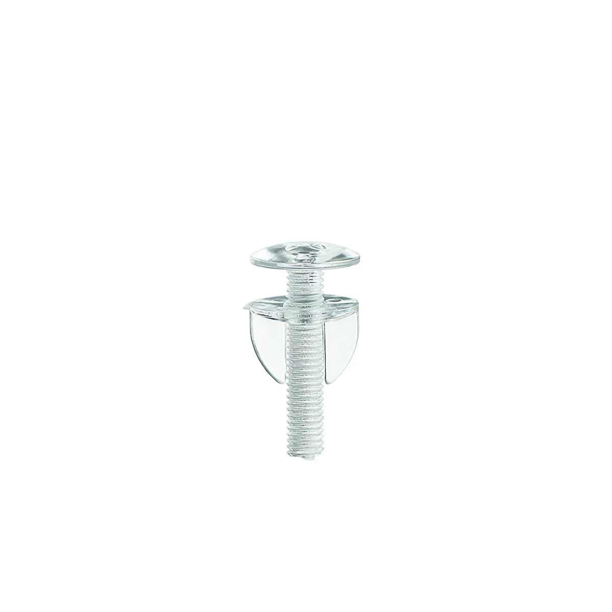 VIKING SCREW-25 quloqchali plastik vint va gayka, shaffof — 2-surat