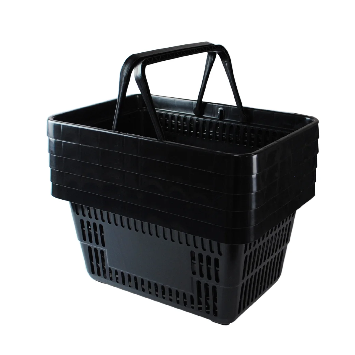 Kuchaytirilgan plastik savat ROCK, 20 litr, qora — 4-surat