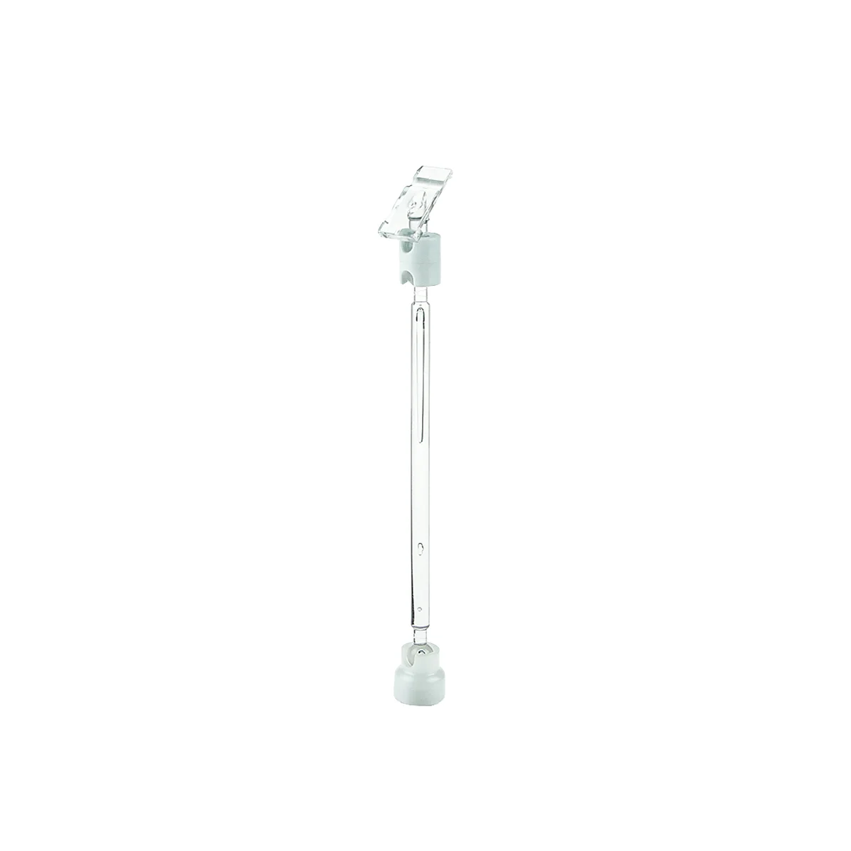 Narx kassetasi uchun magnit asosli PC-MAG-CLIP ushlagichi, oyoqchasi 100 mm, shaffof — 1-surat