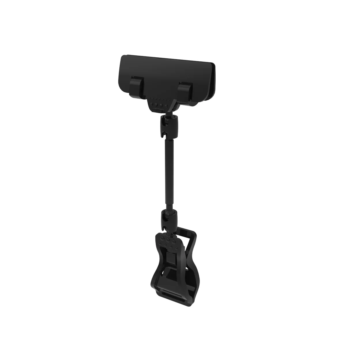 FX-CLAMP-SLIM, oyoqcha 50 mm, qora narx yorlig‘i ushlagichi