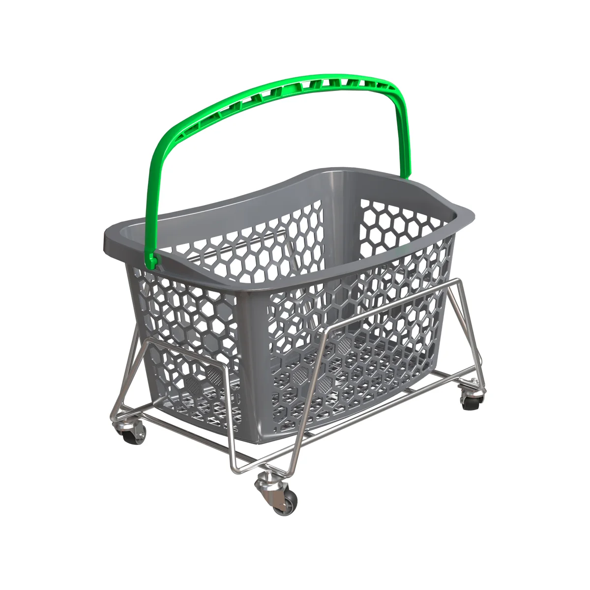 Savatlarni taxlash uchun g‘ildirakli BASKET STACKER tagligi — 3-surat