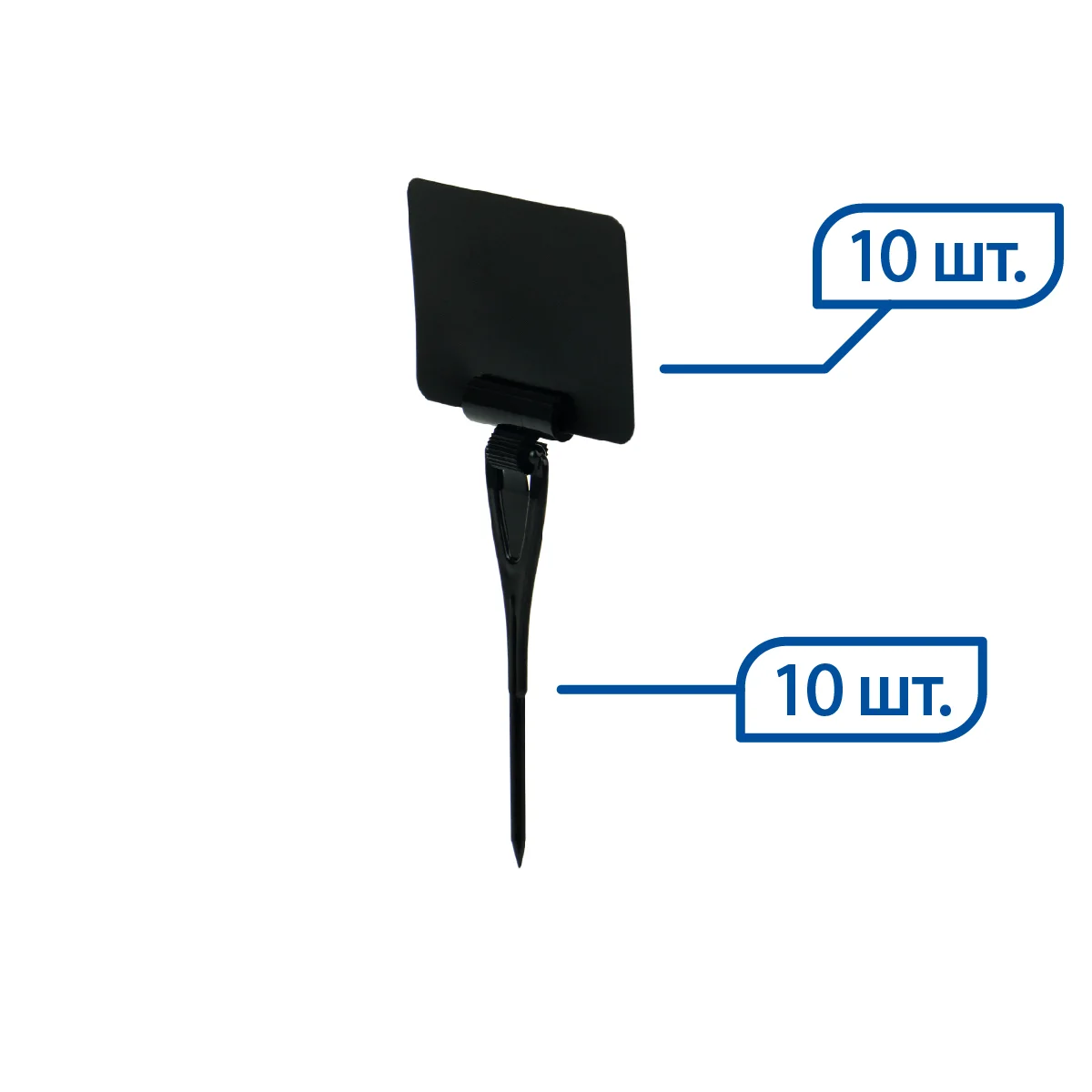 DELI-STICK-SET ignali narx yorlig‘i ushlagichi, qora, A8 taxtachasi bilan — 1-surat