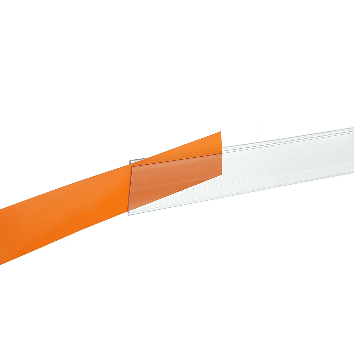 Narx yorlig‘i ushlagichi uchun COLOR-INSERT39 rangli tasmasi, to‘q sariq, 100 metr — 2-surat