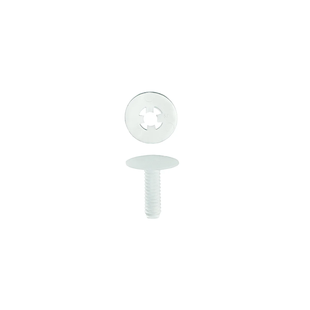 Plastik perchin vinti QUICK LOCK-16, rangi shaffof — 2-surat