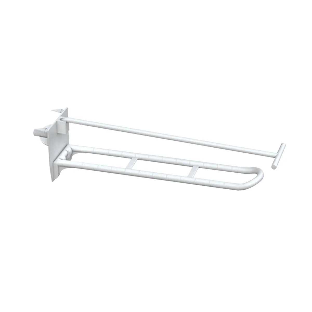 Крючок двойной DOUBLE HOOK-SCR-200, белый, в картон, с винтом, длина 200 мм