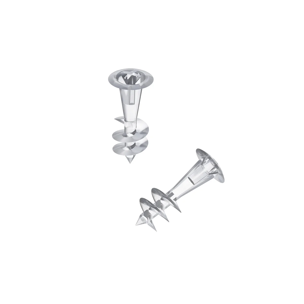 O‘zi rezba ochuvchi vint CB-SCREW, uzunligi 55 mm, rangi shaffof