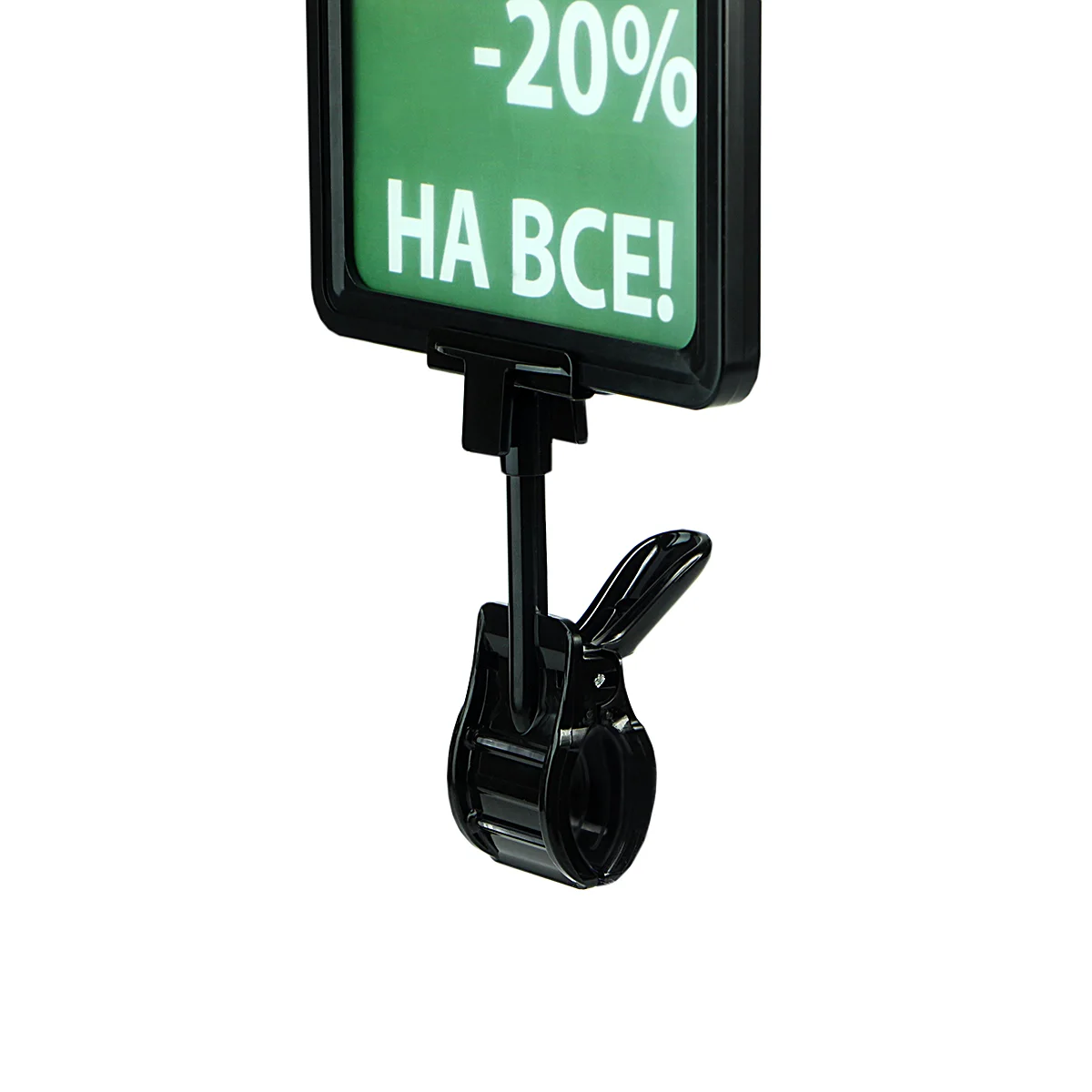 CLAMP-T axborot stendi to‘plami, PF-A5 ramkali, qora — 2-surat