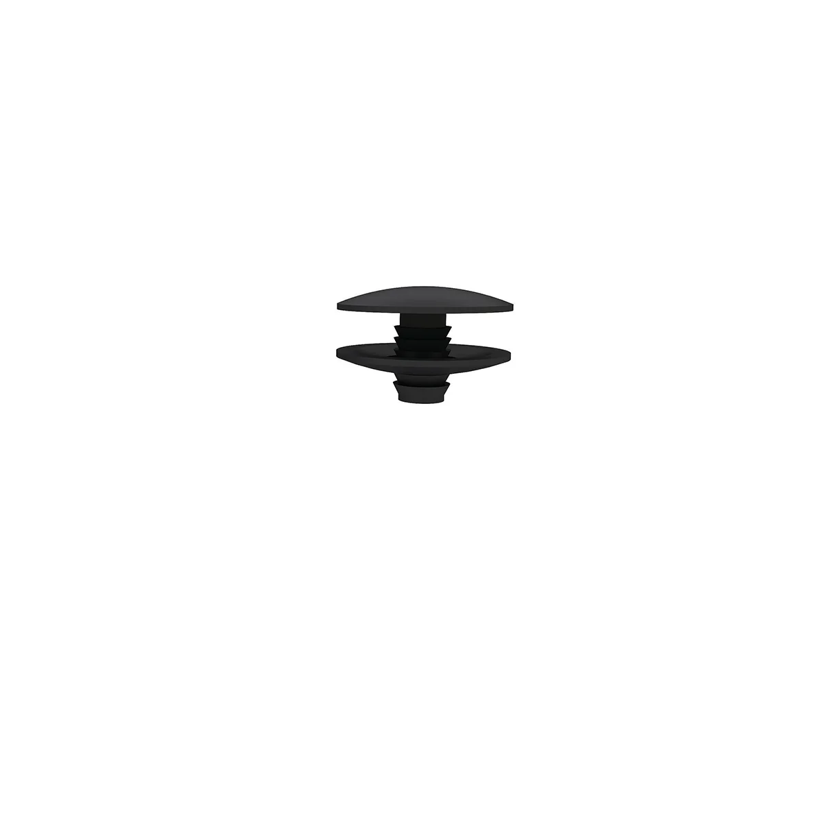 Perchin vinti QUICK LOCK-8, polipropilen, qora — 1-surat
