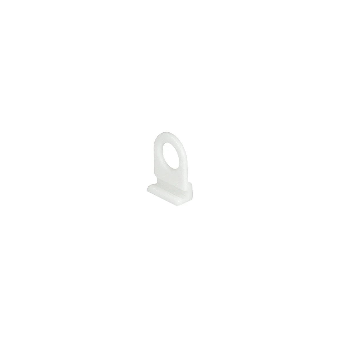 CLICKER HOOK plastik profilni osish uchun halqa, oq