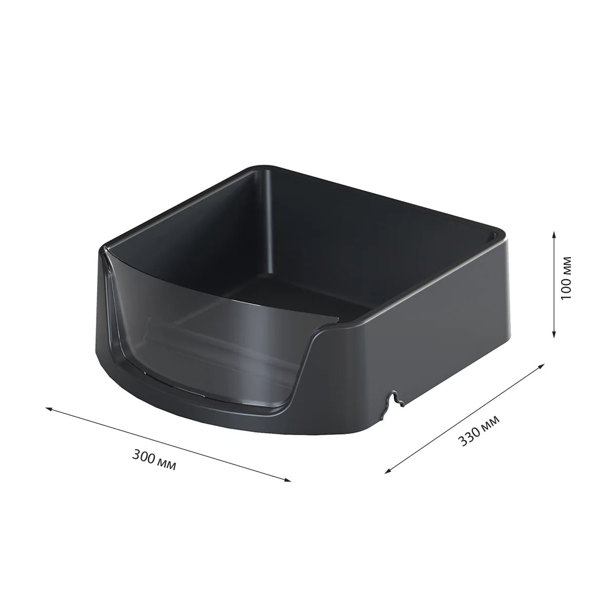 Qolipda tayyorlangan lotok, 330x300x100 mm — 5-surat