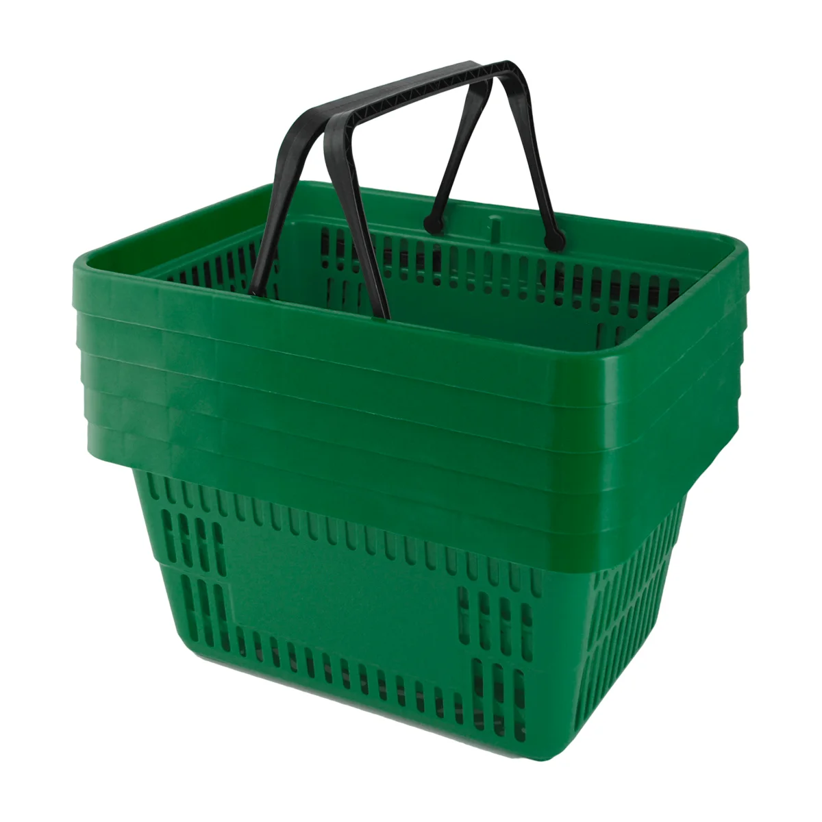 Kuchaytirilgan plastik savat ROCK, 20 litr, yashil — 4-surat