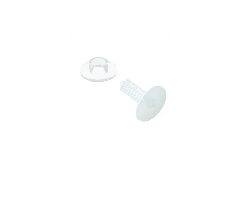 Universal perchin QUICK-SNAP 22 mm tekis qulfli, oq — 2-surat