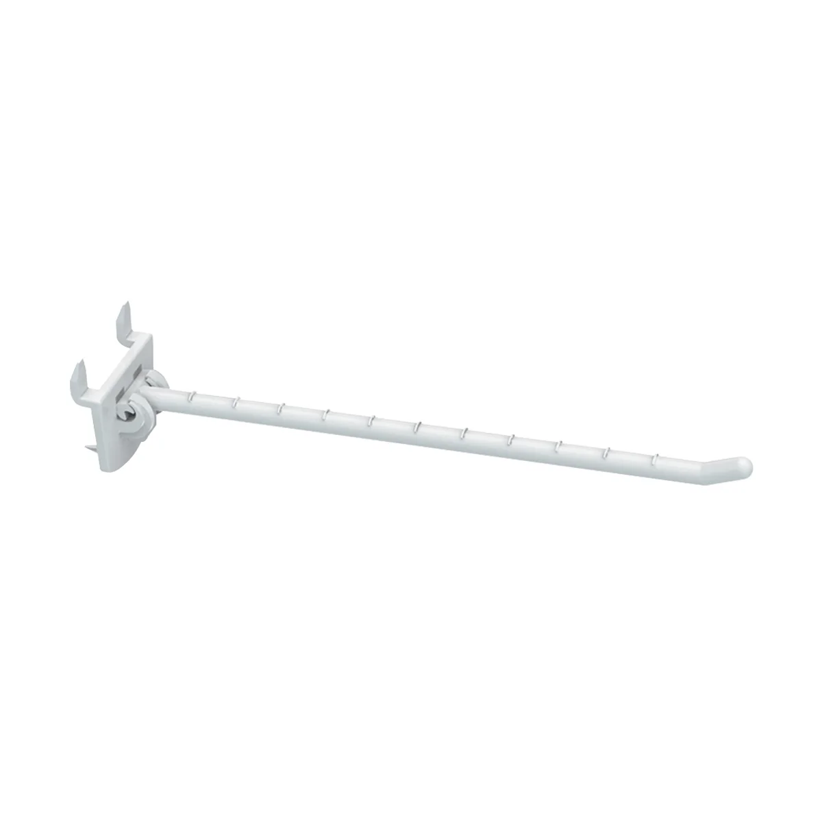 Крючок одинарный SINGLE HOOK-CR-200 белый, в картон, длина 200 мм — фото 1