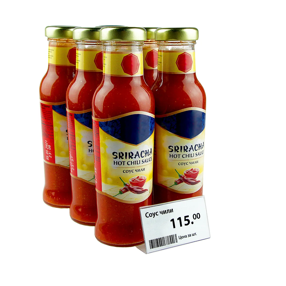 P-PRICER L shaklidagi narx yorlig‘i ushlagichi, 40×70 mm, gorizontal — 3-surat