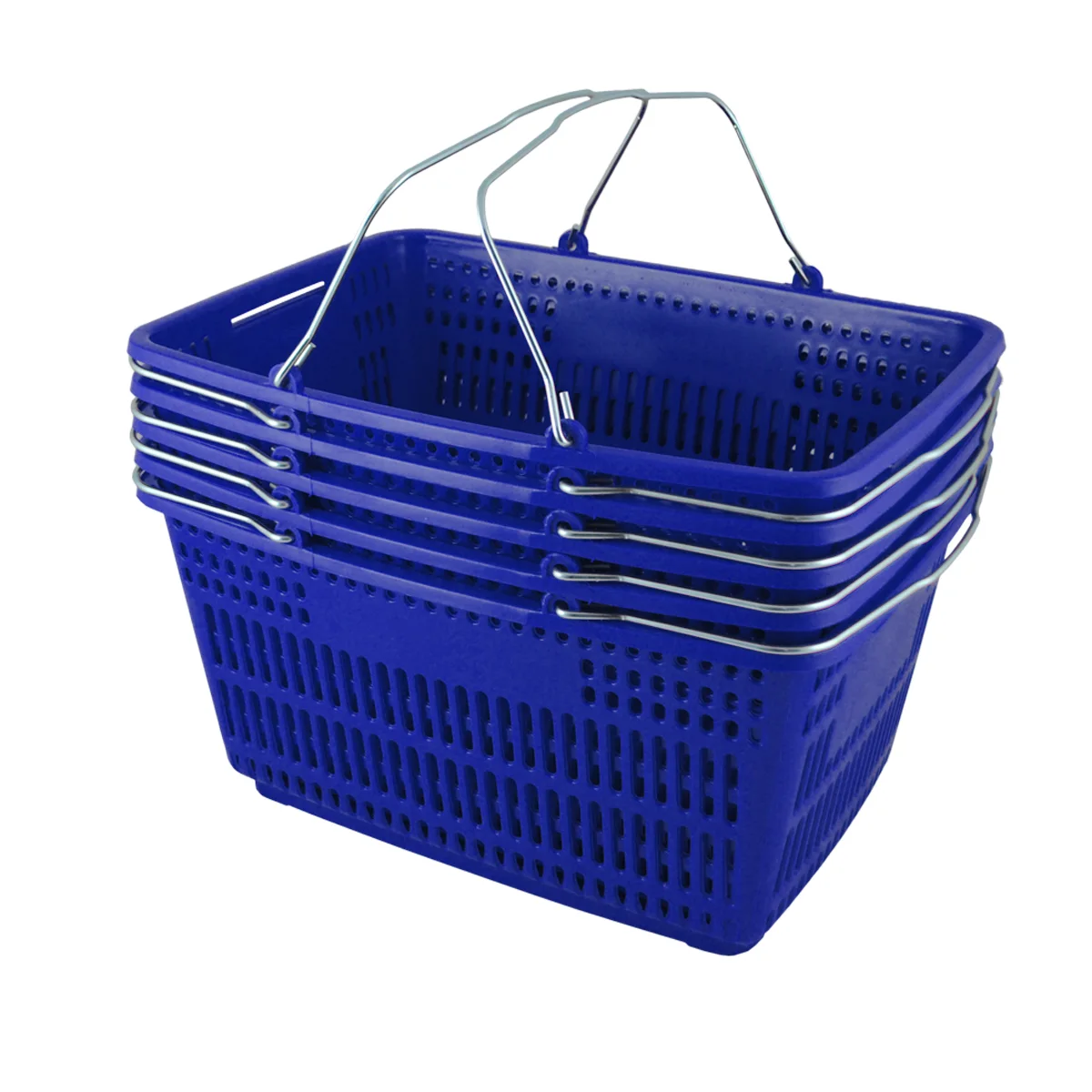 Plastik savat METAL, 30 litr, ko‘k — 4-surat