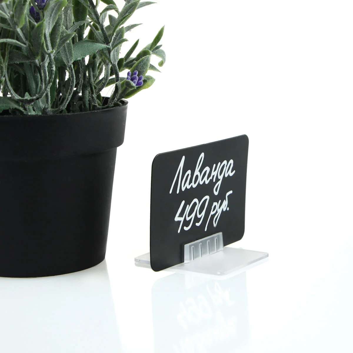 Narx yorlig‘i ushlagichi CARDFIX-90, rangi shaffof — 3-surat