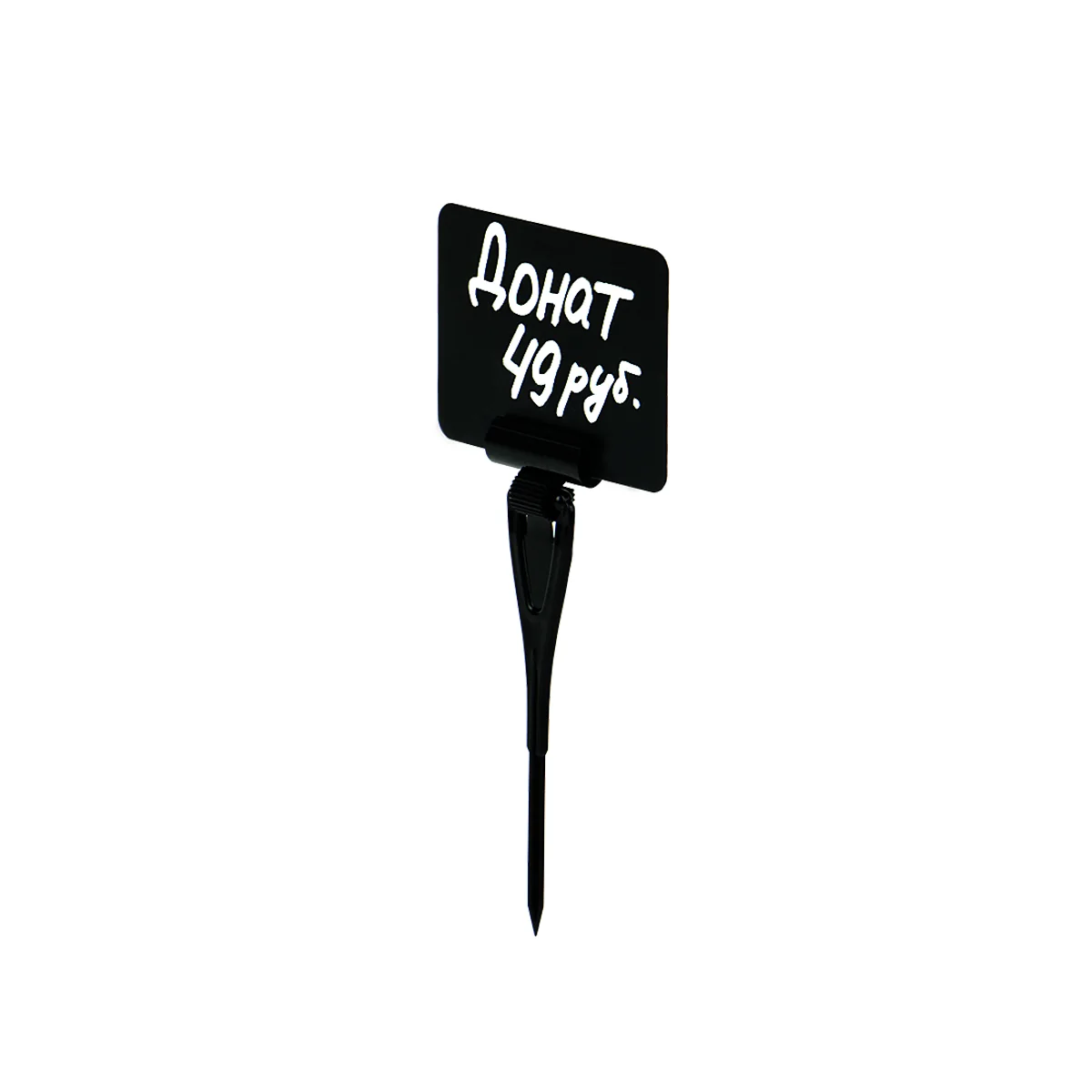 DELI-STICK-SET ignali narx yorlig‘i ushlagichi, qora, A8 taxtachasi bilan — 2-surat