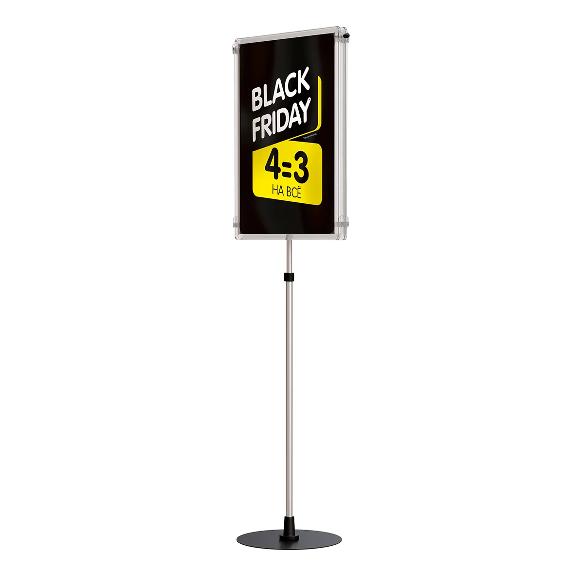INFOSTAND-XL A2 Duo teleskopik reklama stendi — 5-surat
