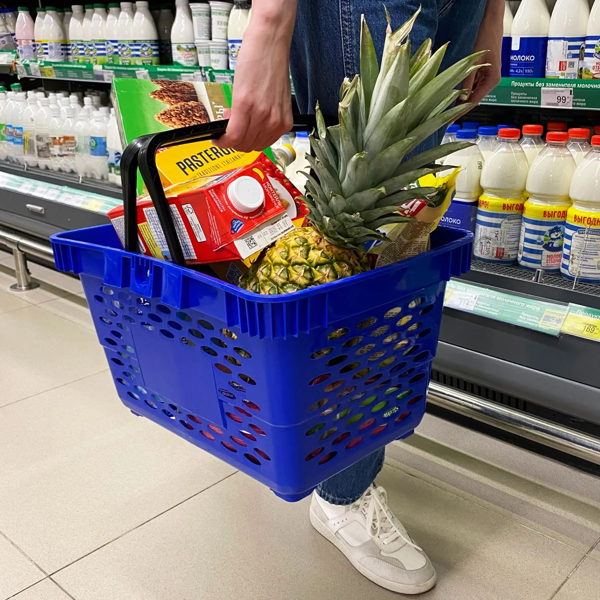 Plastik savat CLASSIC, 20 litr, ko‘k — 3-surat
