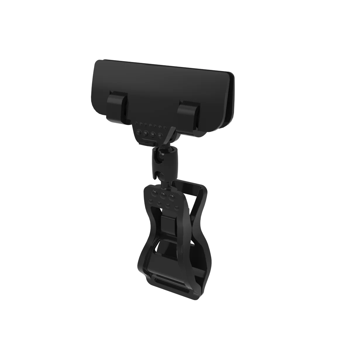 Универсальный ценникодержатель на прищепке с узким зажимом FX-CLAMP-SLIM, ножка 0 мм, цвет