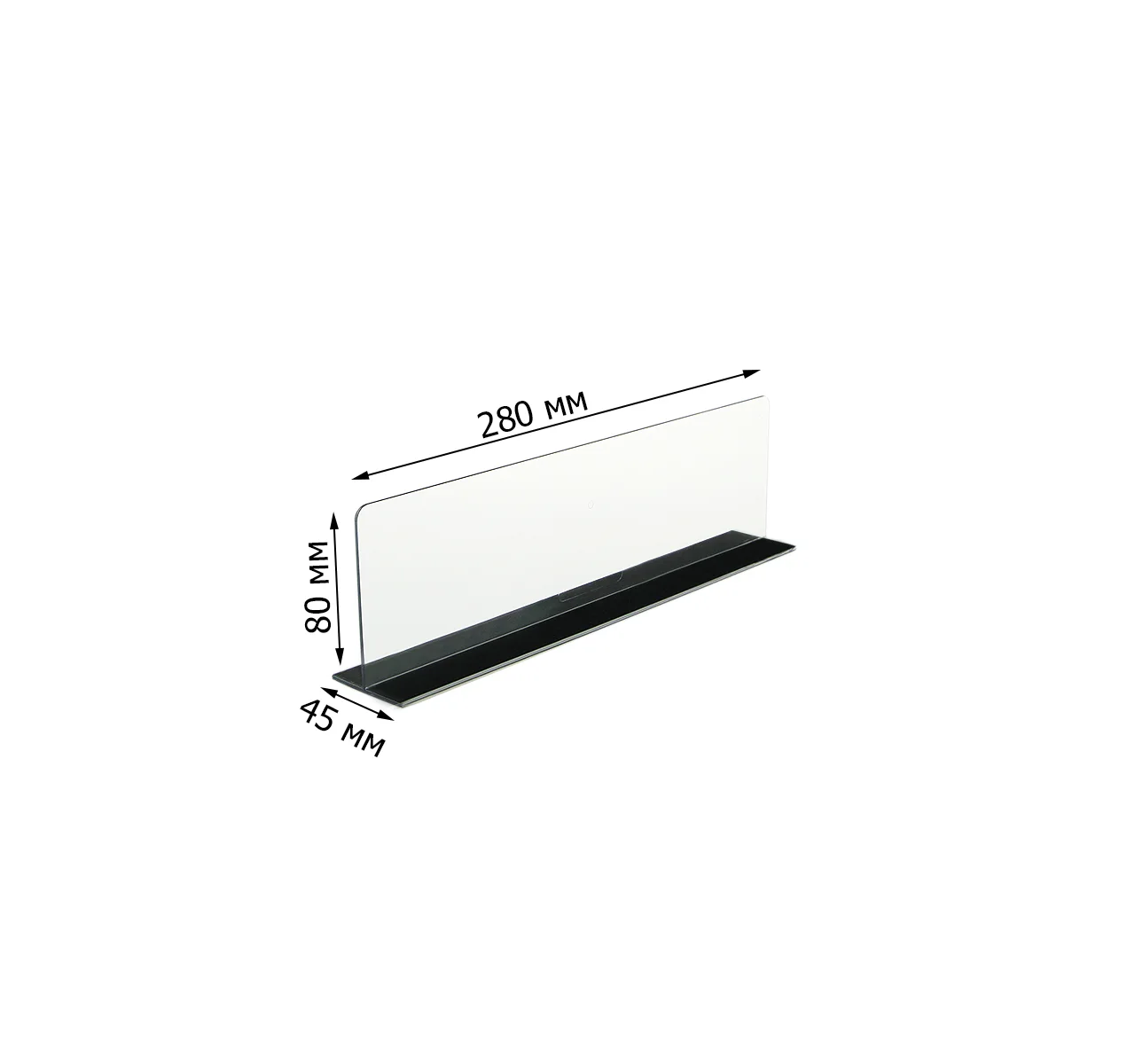 Ajratgich balandligi 80 mm DIVT-80-TM, uzunligi 280 mm, lenta bilan TM — 5-surat