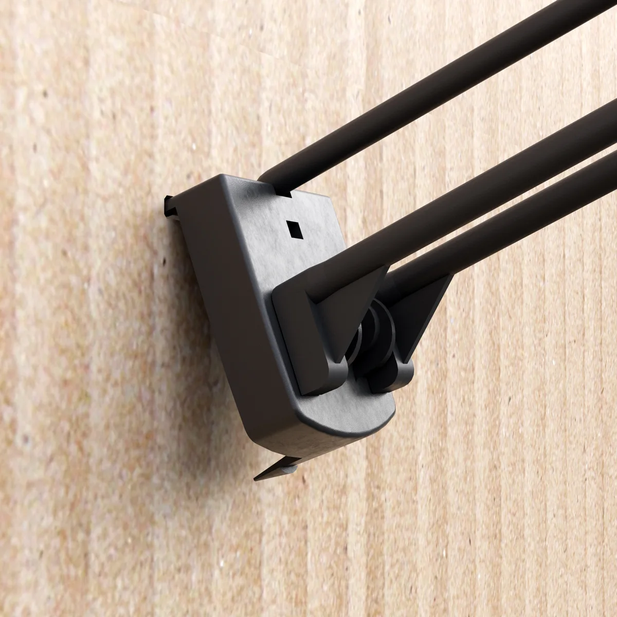 Qo‘sh ilgak DOUBLE HOOK-PH-CR-B-150 qora, karton uchun, uzunligi 150 mm — 2-surat