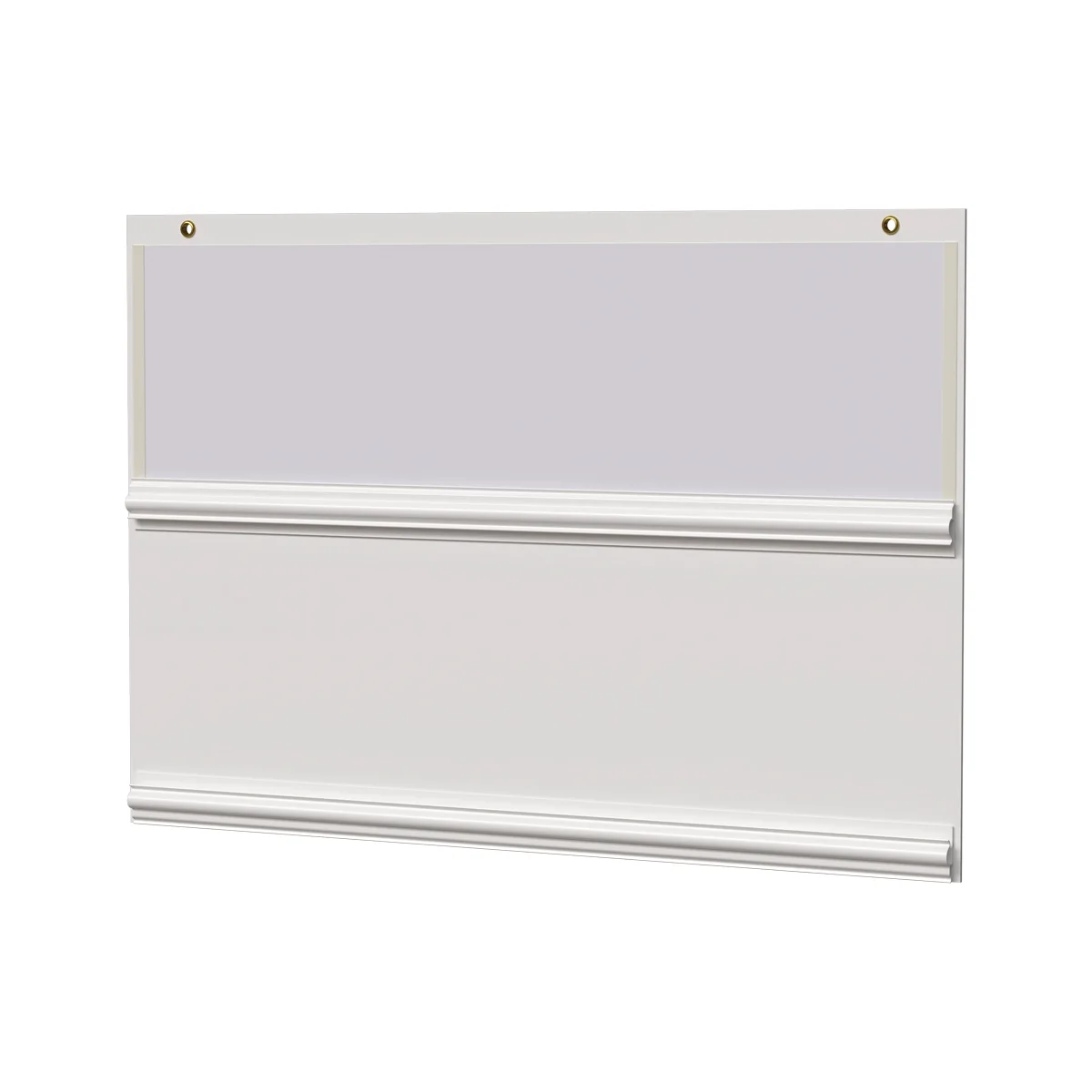 Bir tomonlama narx displeyi, 620x430, PVX 3 mm, oq — 1-surat